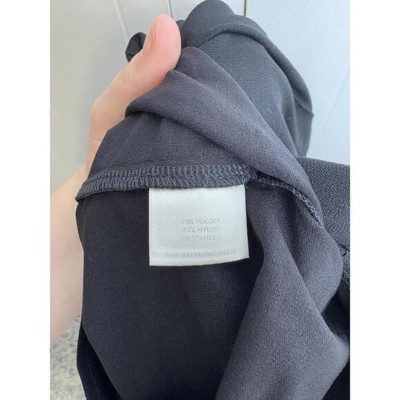 Eileen Fisher Pants Womens Large Wide Leg Pull ON Cropped Classic Minimalist - Picture 6 of 7